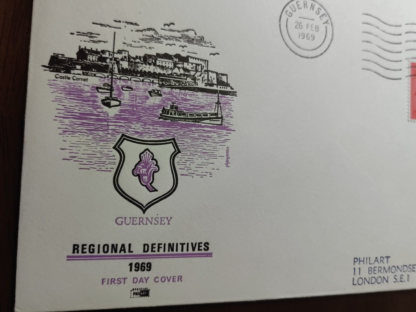 外国邮品精品专场（秒杀）第①⑤场 根西岛1969 地区定义纪念邮封