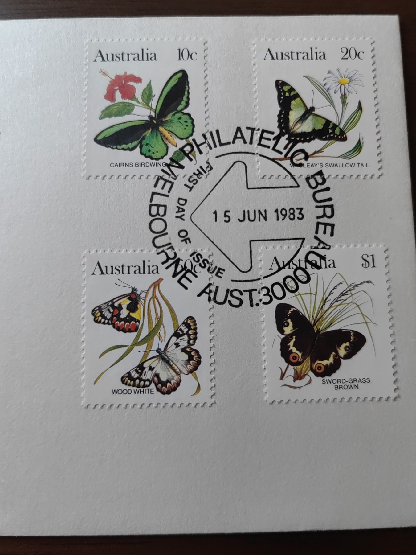 外国邮品精品专场（秒杀）第①⑤场 澳大利亚1983 蝴蝶