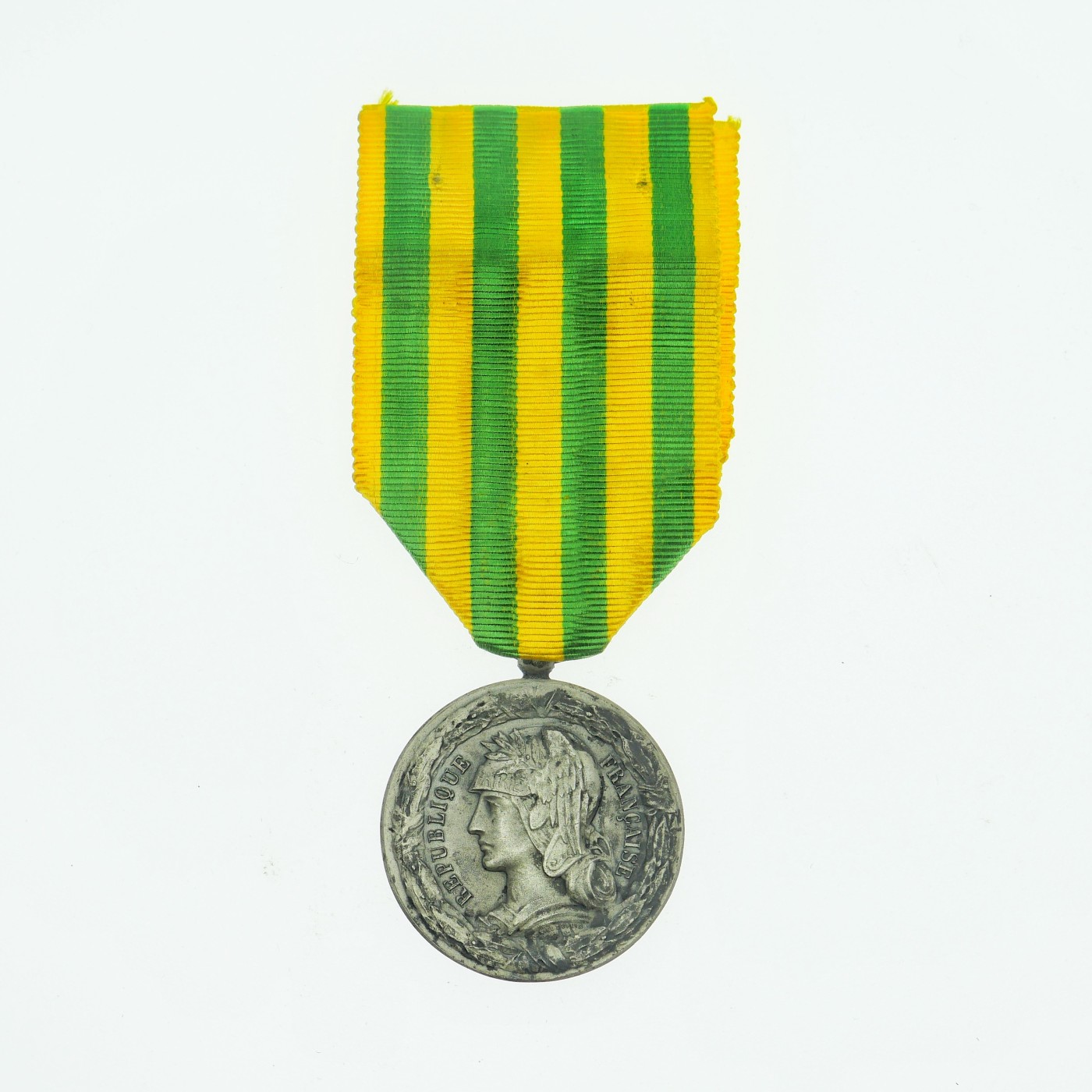 勋章奖章交易所2023.10.14拍卖 法国远征东京（中法战争）奖章，银质，陆军6地名版