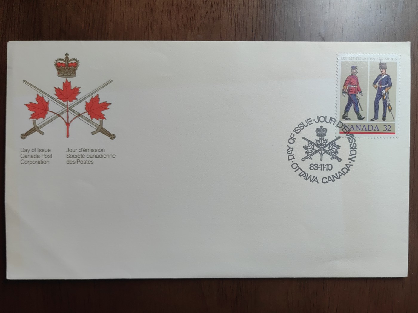 外国邮品精品专场（秒杀）第①⑤场 加拿大1983年 庆祝民兵百年纪念