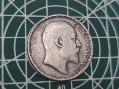 燕姐换藏第63拍 - 英属印度1907年爱德华七世一卢比银币