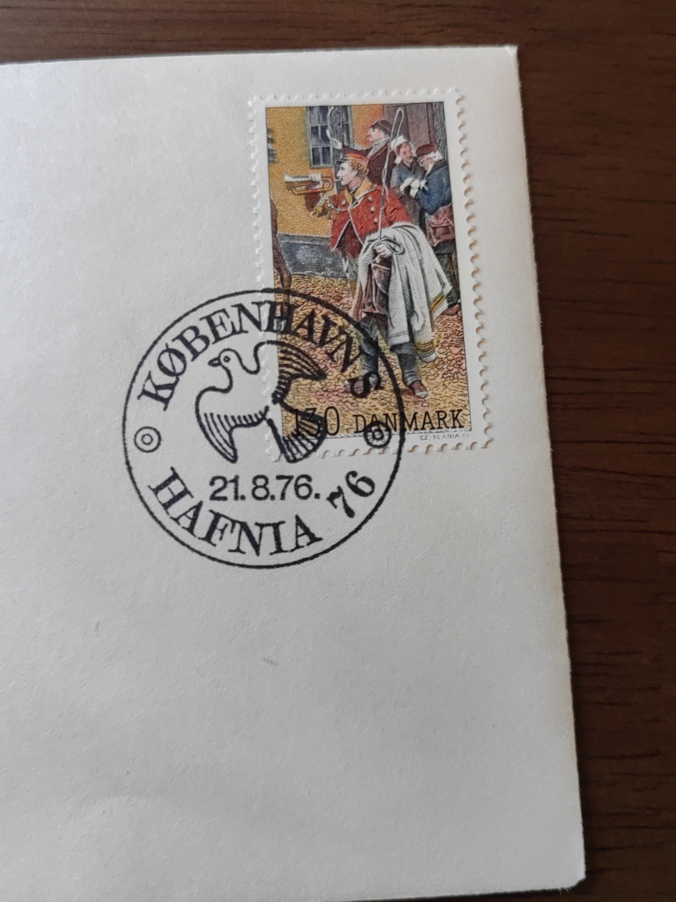 外国邮品精品专场（秒杀）第①⑤场 丹麦1976 特别邮戳邮封4件