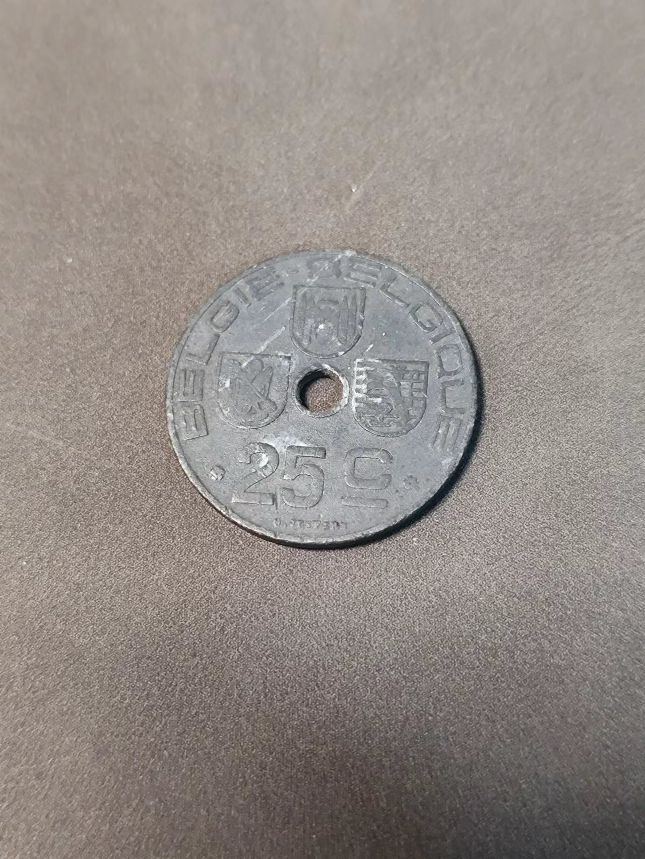 FCO-3-散币 比利时1944年25分