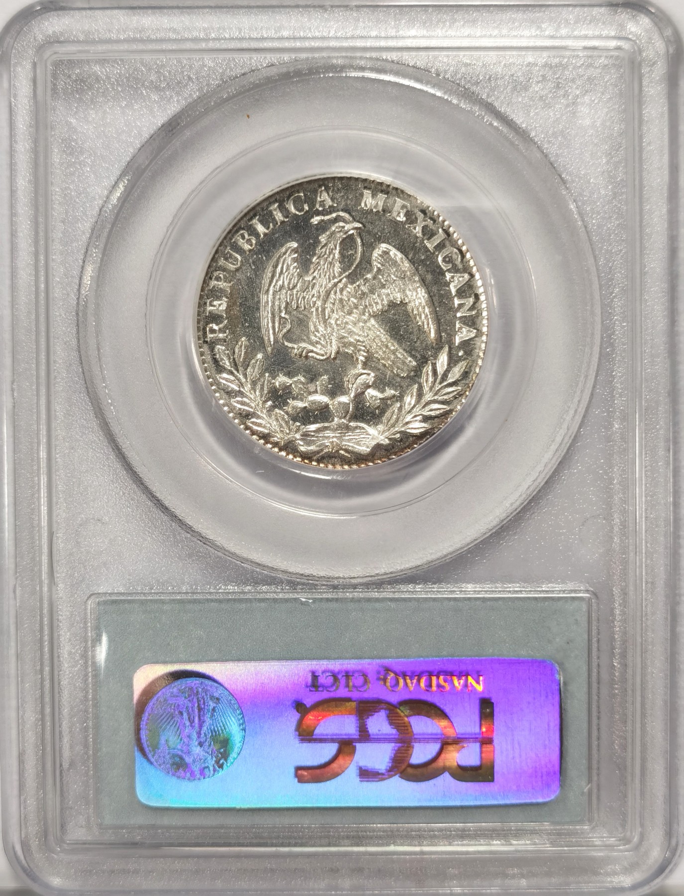 博洋堂世界钱币拍卖第047期（全场包邮） 稀少高分1861年MO厂 2瑞尔鹰洋 PCGS MS64 市场不多见