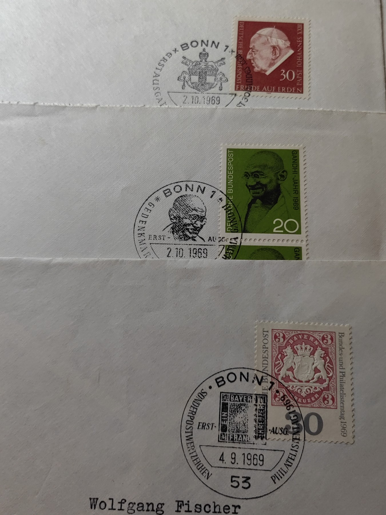 外国邮品精品专场（秒杀）第①⑤场 德国联邦纪念实寄邮封18件