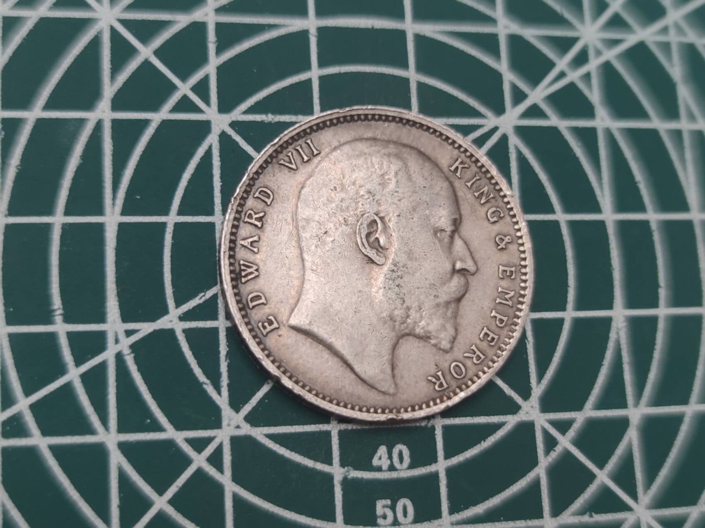燕姐换藏第62拍 英属印度1903年爱德华七世一卢比银币