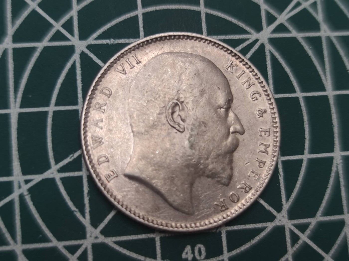 燕姐换藏第62拍 英属印度1906年爱德华七世一卢比银币