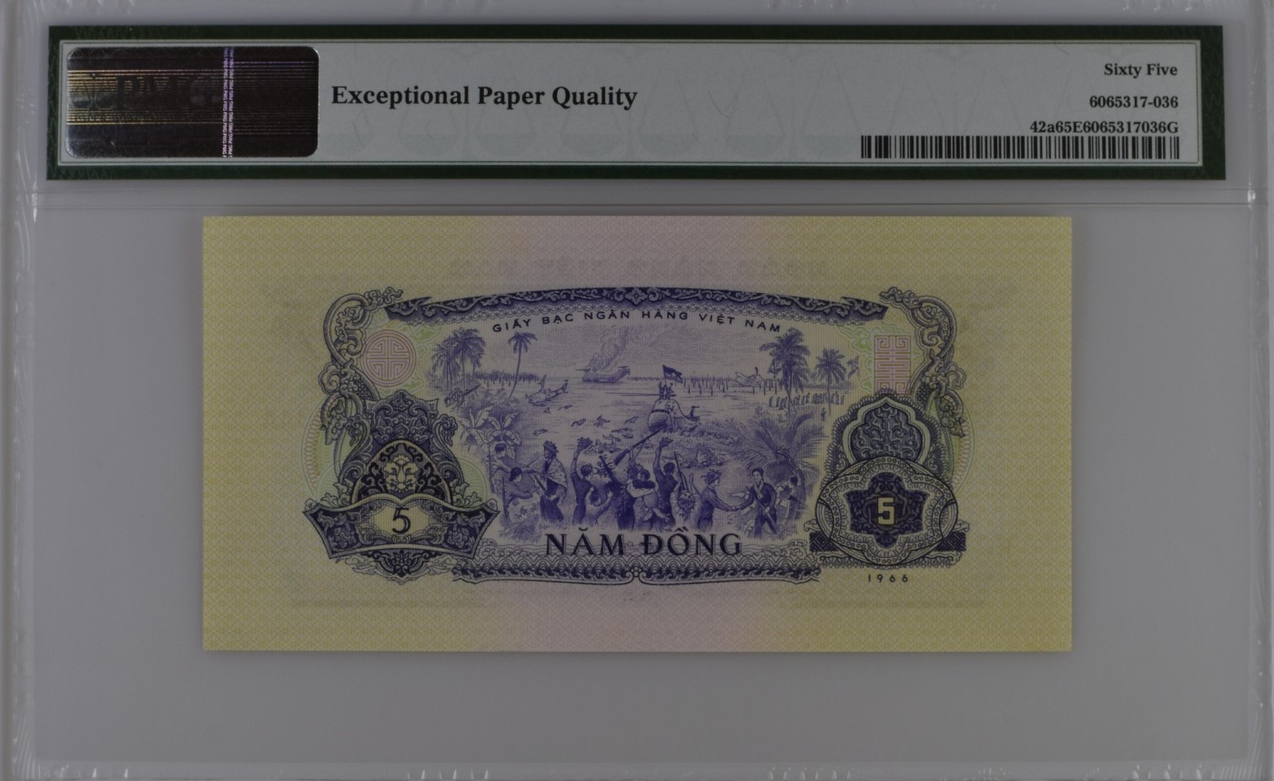 在10月奔跑 Viet Nam - South, National Bank, 5 D�ng 1966 (ND 1975)