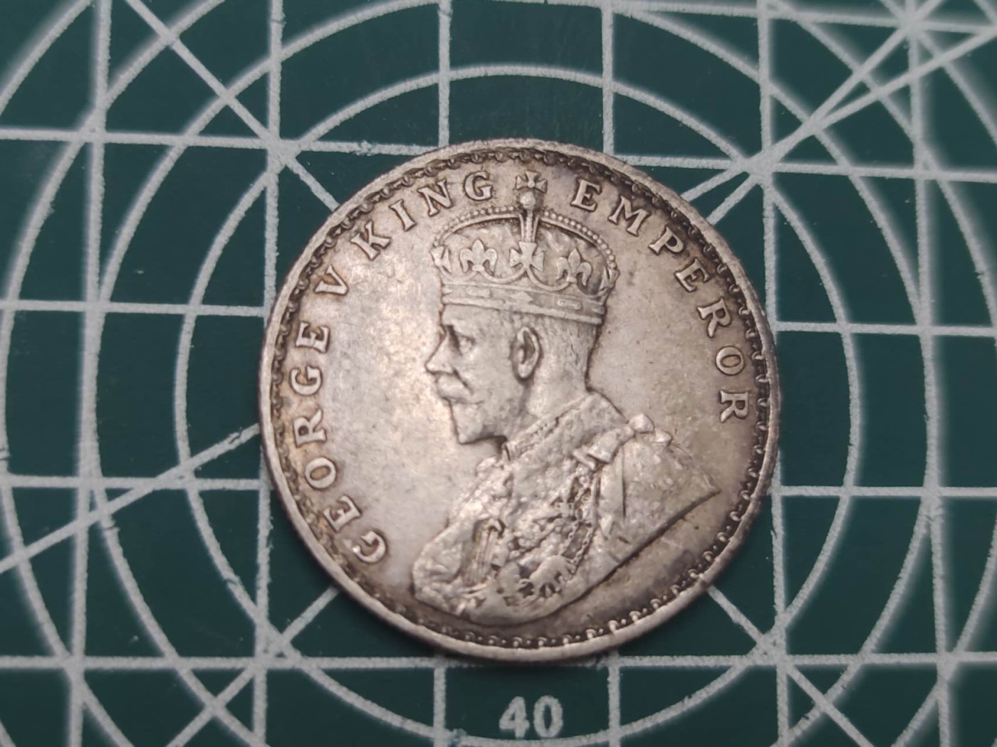 燕姐换藏第62拍 英属印度1919年乔治五世一卢比银币