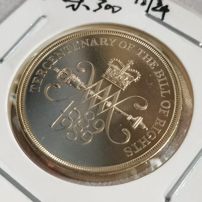 英国 1989年 2镑纪念币 品相如图 邮费自理 - 英国 1989年 2镑纪念币 品相如图 邮费自理