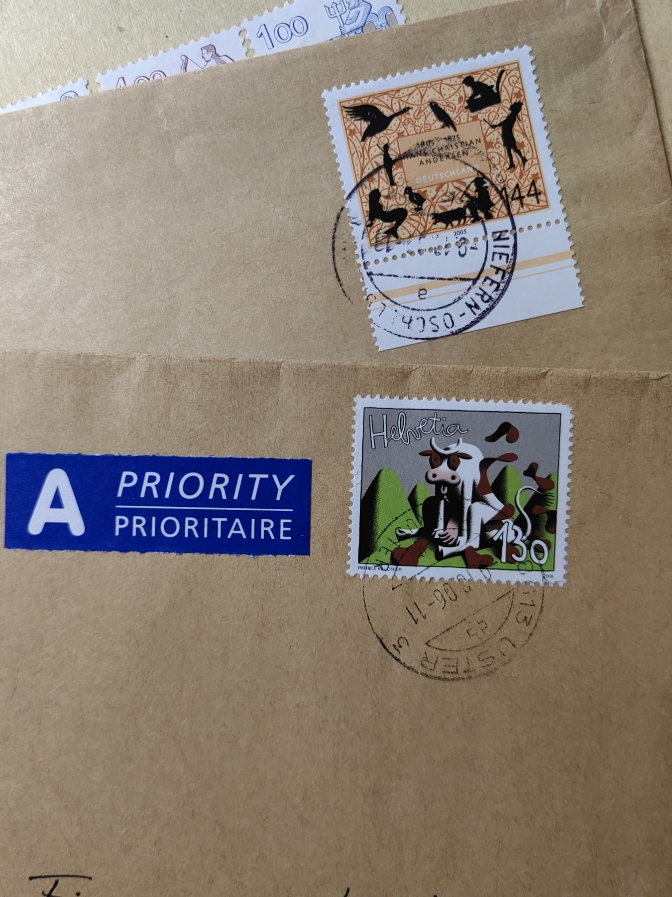 外国邮品精品专场（秒杀）第①⑤场 德国实寄牛皮邮封9件