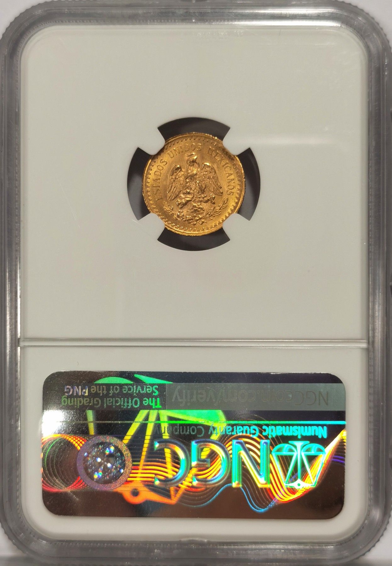 博洋堂世界钱币拍卖第047期（全场包邮） 1945年墨西哥2.5比索金币 NGC MS65高分难得