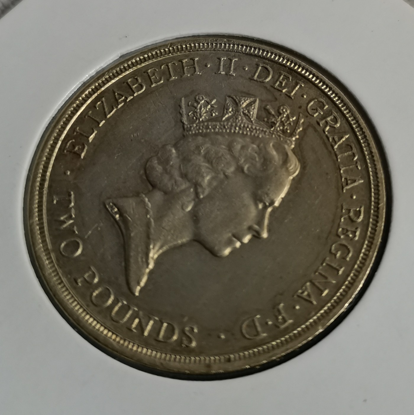 英国 1986年 2镑纪念币 品相如图 邮费自理
