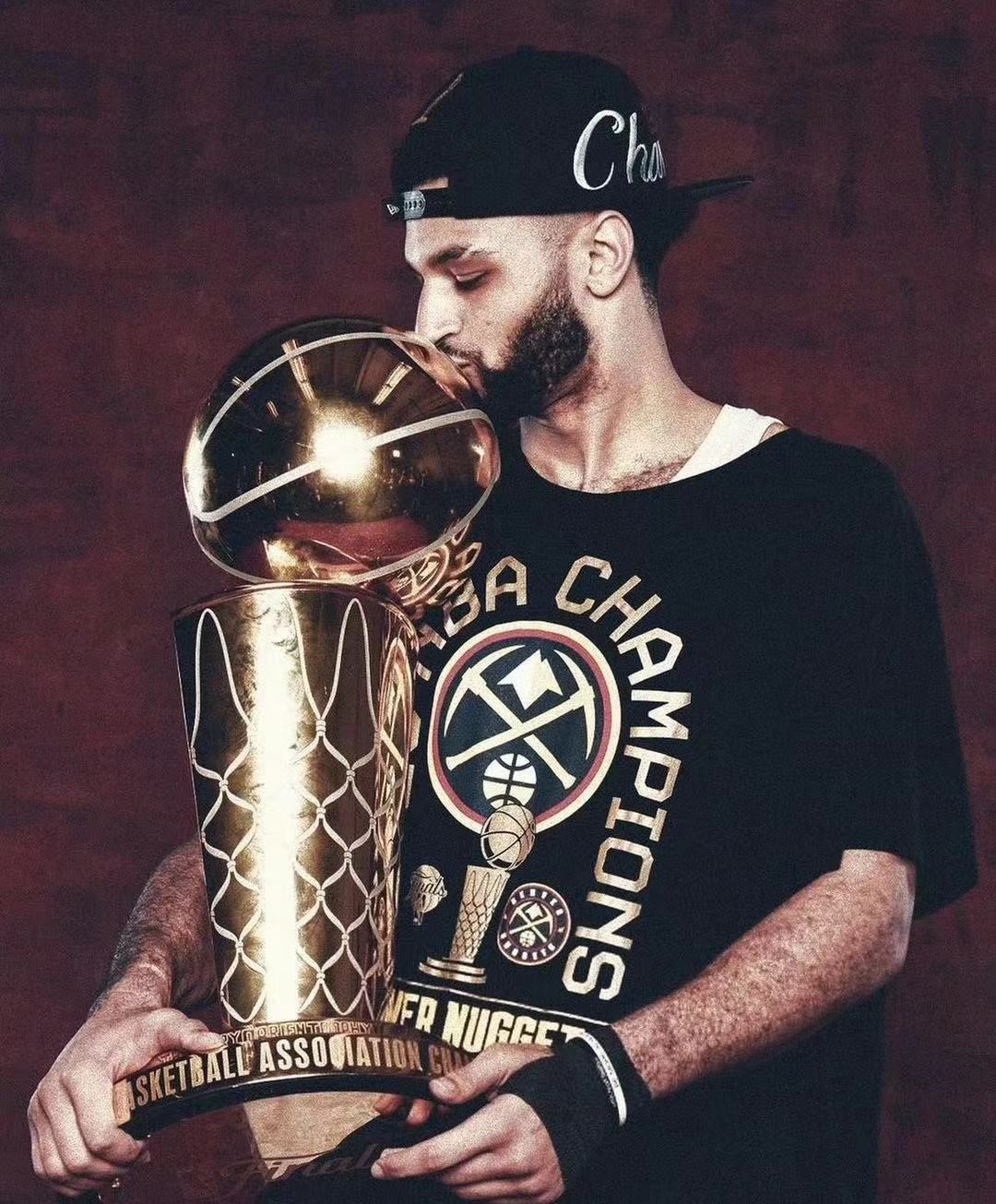 零元拍：NBA总冠军丹佛掘金核心后卫贾马尔-穆雷亲笔签名掘金2022-23赛季PLAY OFF官方队帽！