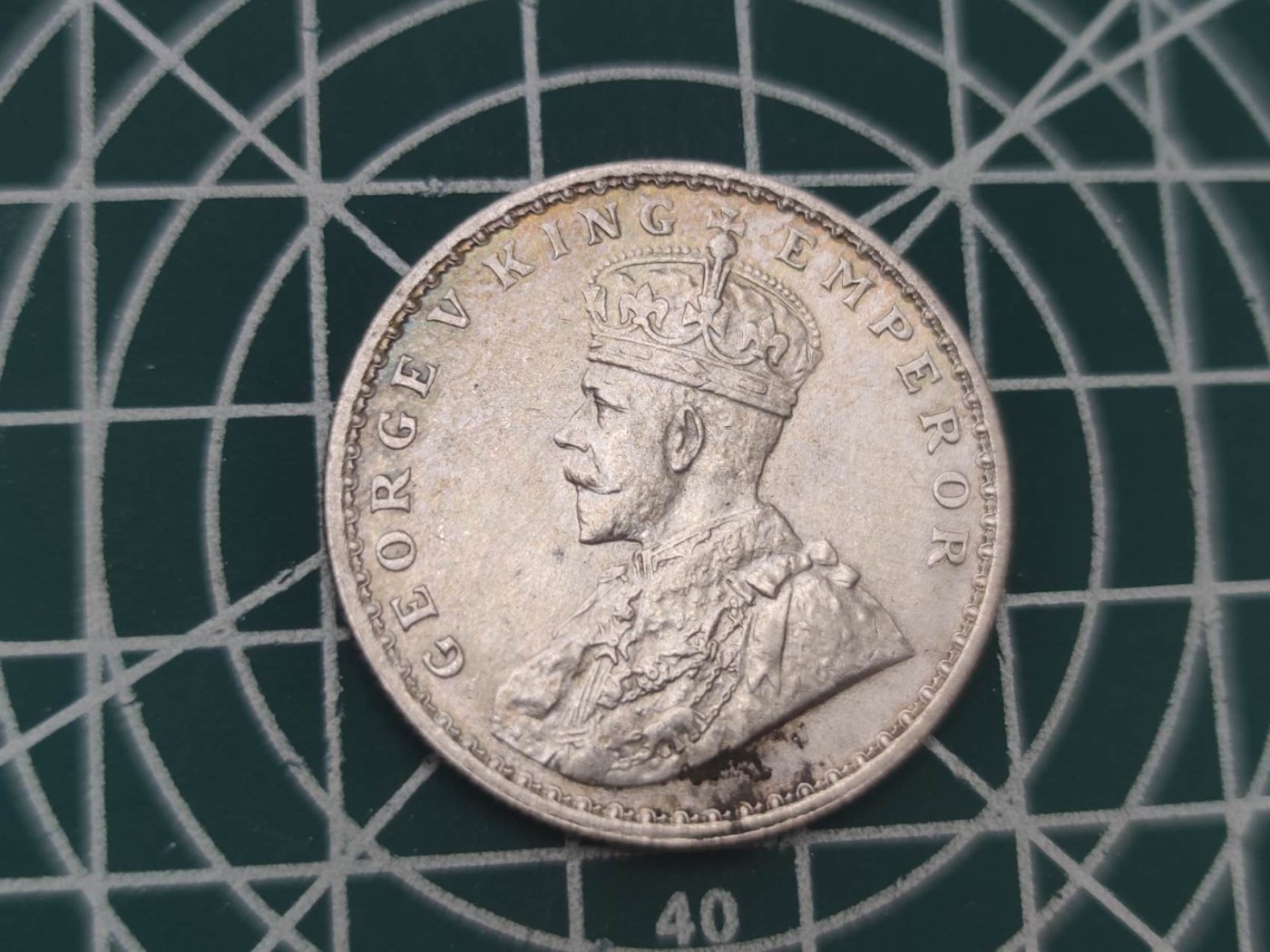 燕姐换藏第62拍 英属印度1913年乔治五世一卢比银币