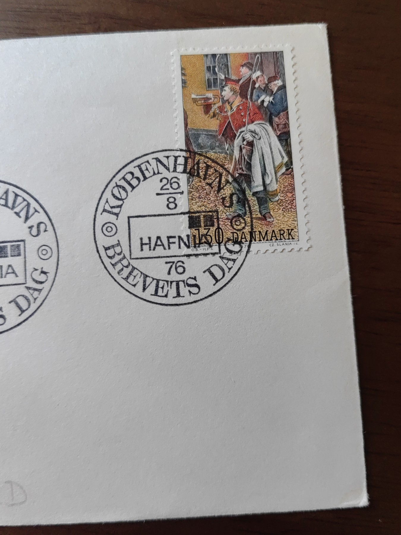 外国邮品精品专场（秒杀）第①⑤场 丹麦1976 特别邮戳邮封4件