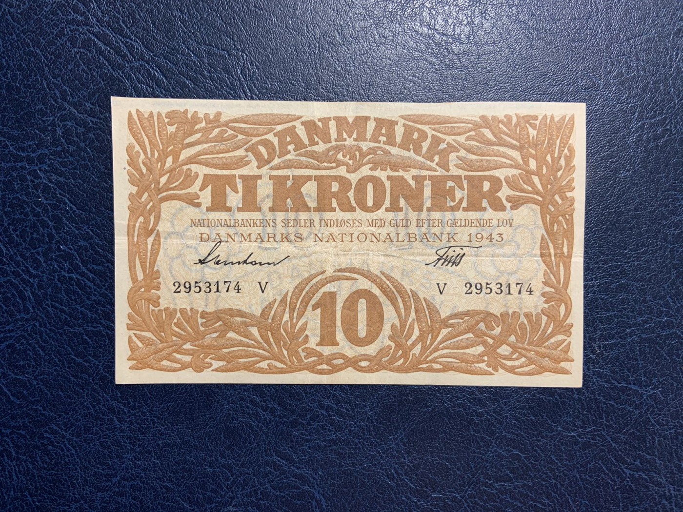 收藏联盟Quantum Auction 第296期拍卖  丹麦1943年10克朗 品相如图