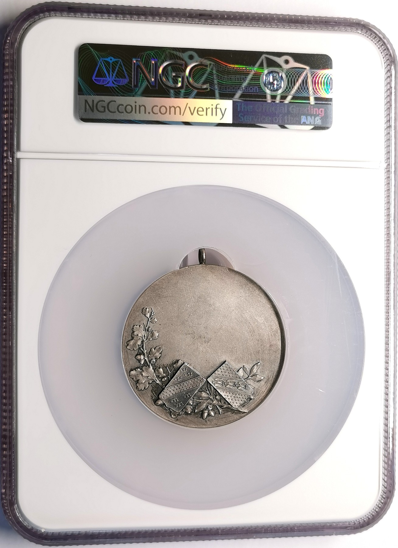 凡希社世界钱币微拍第二百五十期 1891德国体操银质奖章NGC-MS63