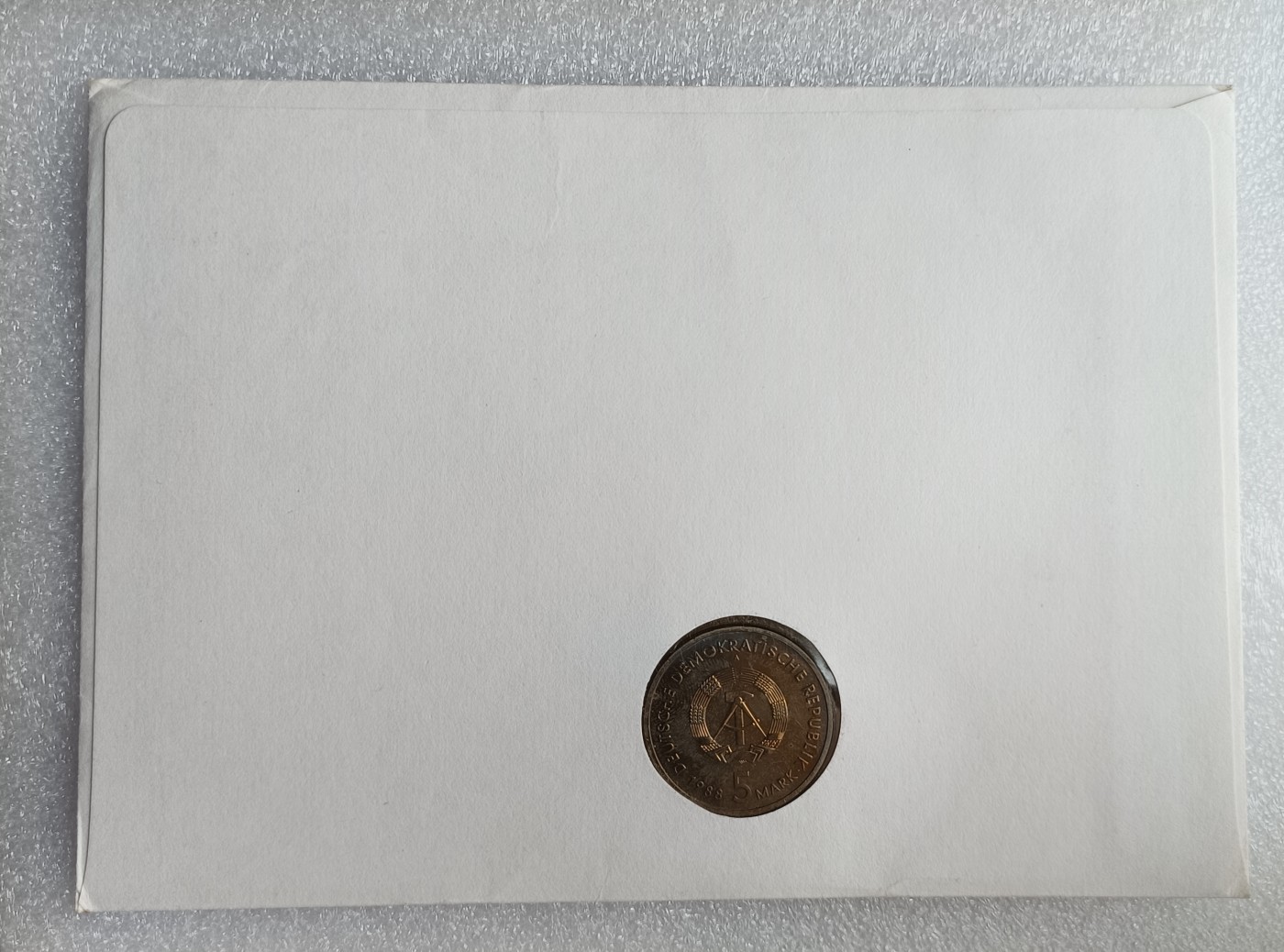 瓶子🏺第113期拍卖会  东德1988年5马克纪念币  罗斯托克港  原封