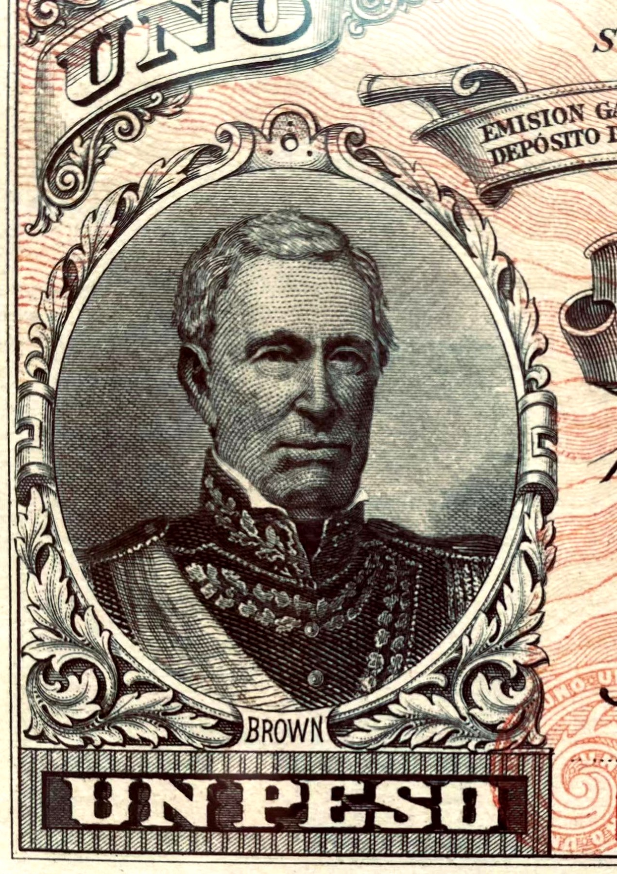 【Blue Auction】✨世界纸币精拍第380期【精】  【唯一冠军分 全新原票品相罕见 珍品实钞】阿根廷 1888年1比索 WBG63EPQ 设计非常精巧童趣十足 PMG最高分仅55  BWC出品雕刻精美