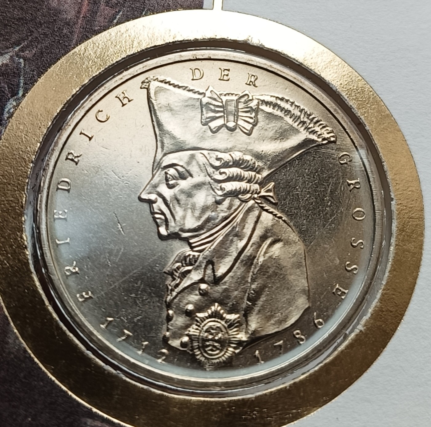 瓶子🏺第113期拍卖会 联邦德国1986年5马克纪念币(普鲁士的腓特列大帝) 原封