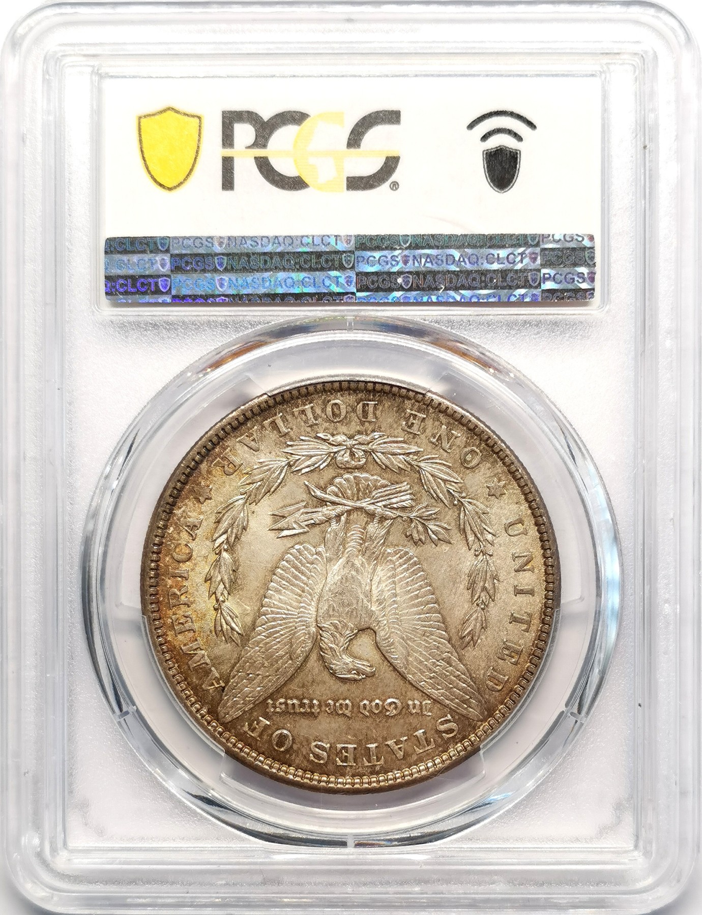 凡希社世界钱币微拍第二百五十期 1886美国摩根壹元PCGS-MS64淡金包浆！
