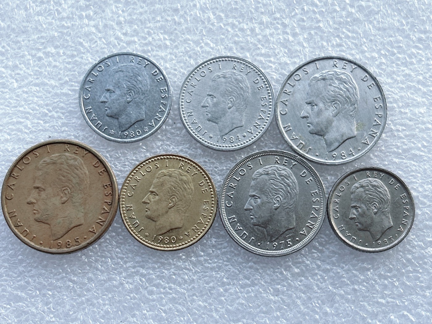 全场一元起拍 世界钱币散币场 第29期 西班牙 胡安·卡洛斯一世