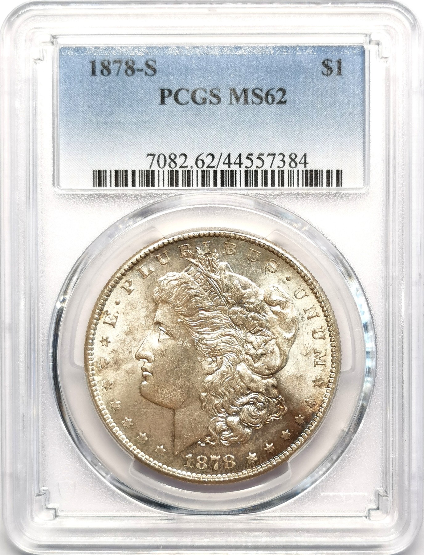 凡希社世界钱币微拍第二百五十期 1878S美国摩根壹元PCGS-MS62