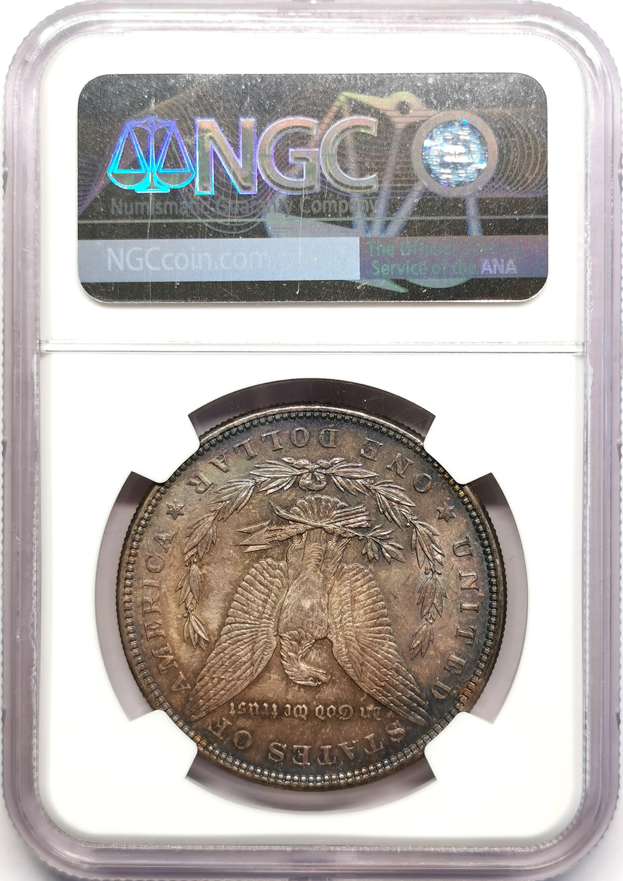 凡希社世界钱币微拍第二百五十期 1885美国摩根壹元NGC-MS63深色香槟彩！