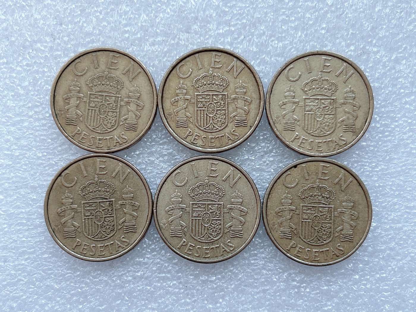 海外回流1元起拍小铺 各国钱币散币场 第1期 西班牙80年代100比塞塔铜币