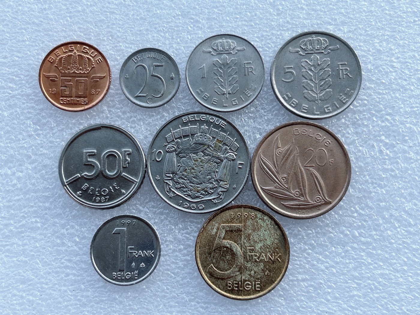 全场一元起拍 世界钱币散币场 第29期 比利时