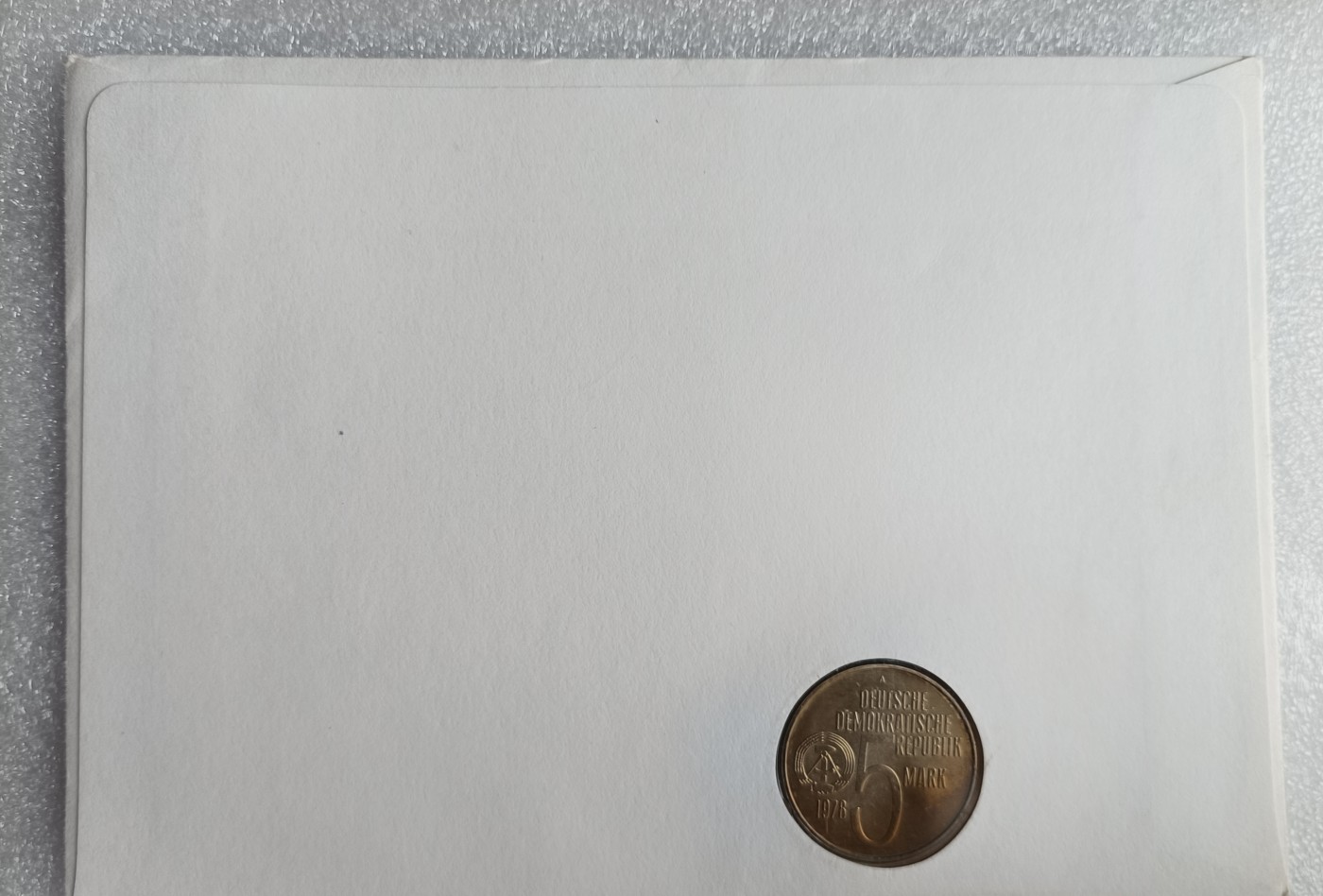 瓶子🏺第113期拍卖会  东德民主德国1978年 反种族隔离5马克纪念币邮币封