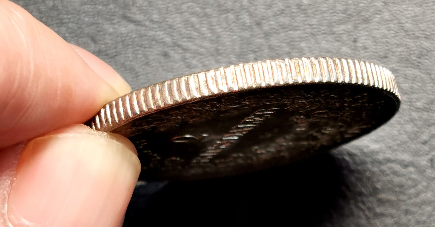 凡希社世界钱币微拍第二百五十期 1854丹麦RIKSDALER大银XF/AU