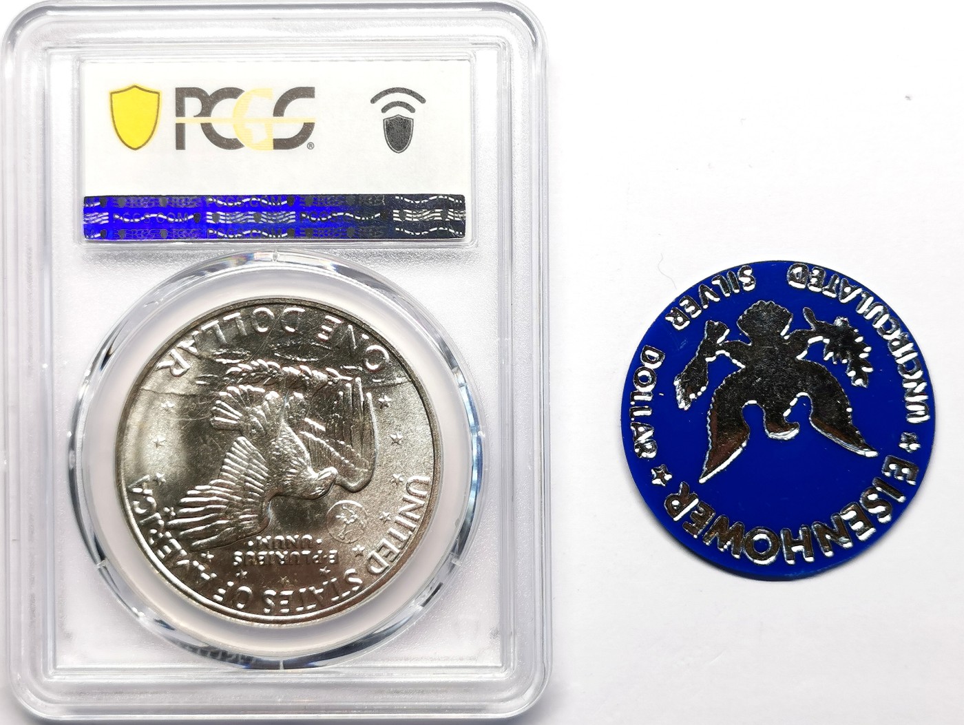 凡希社世界钱币微拍第二百五十期 1971S美国艾森豪威尔dollar大银PCGS-MS67