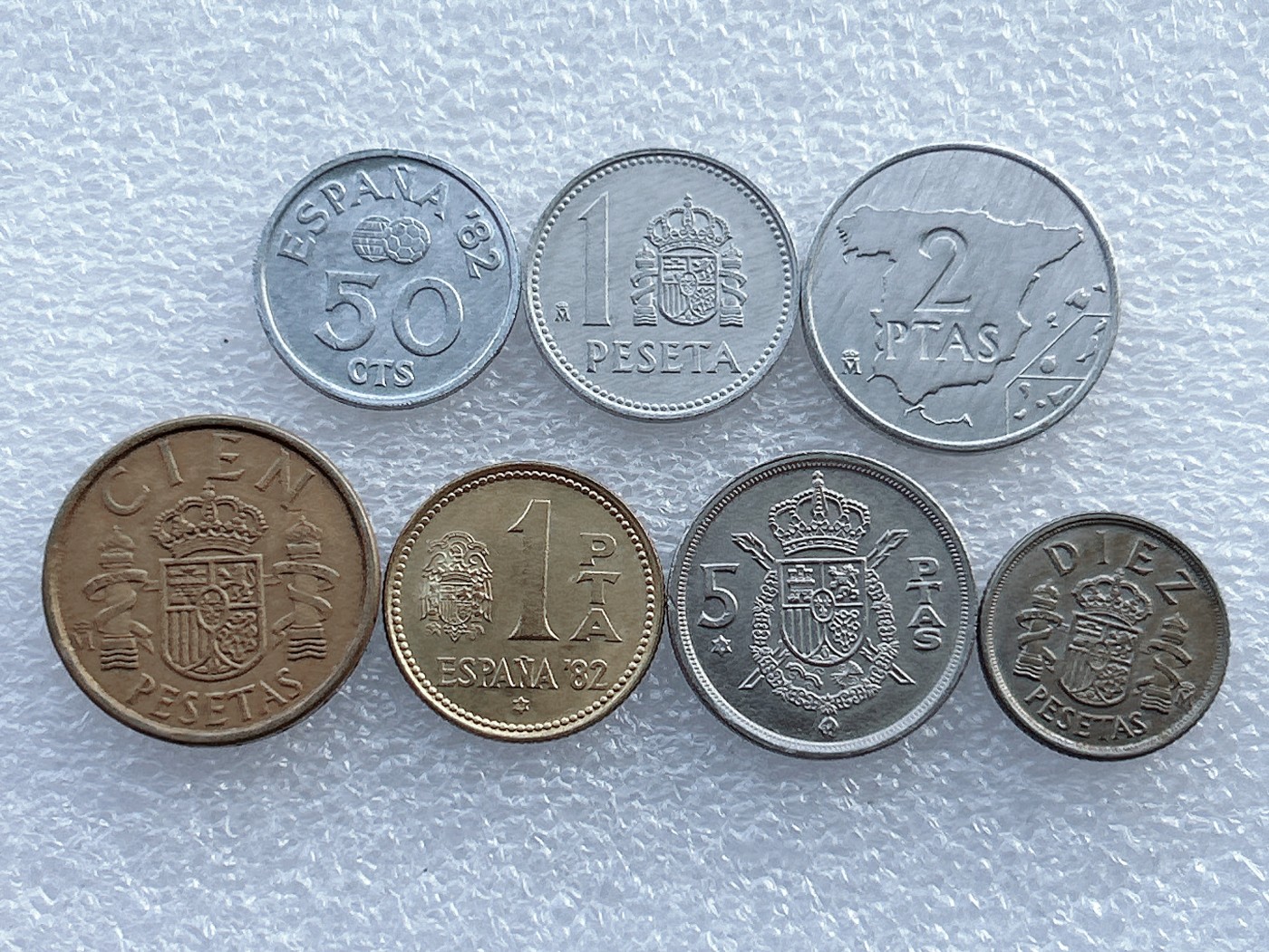 全场一元起拍 世界钱币散币场 第29期 西班牙 胡安·卡洛斯一世