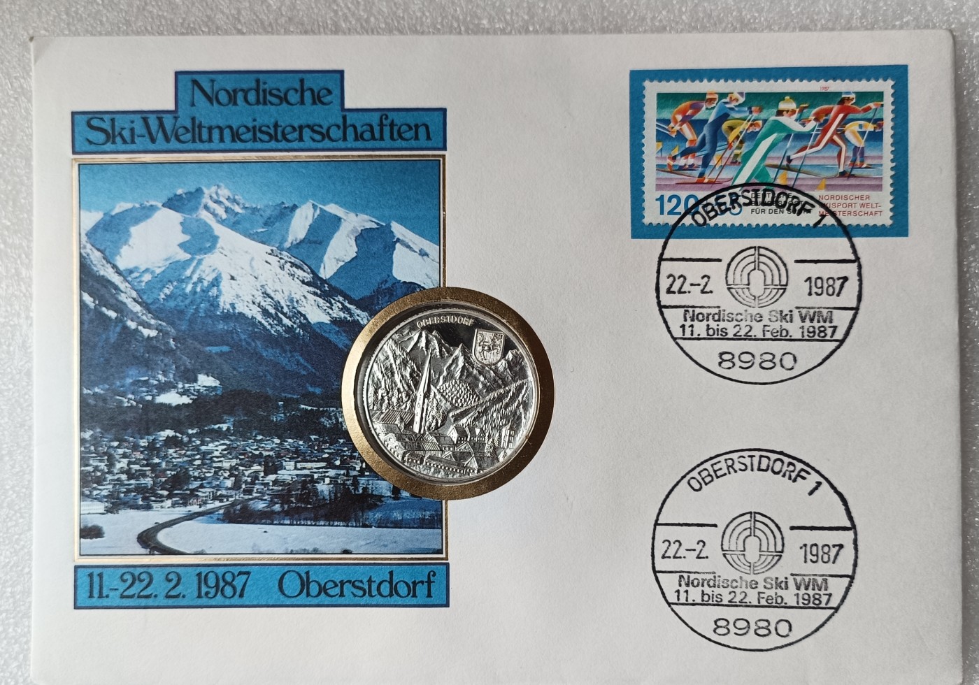 瓶子🏺第113期拍卖会  北欧滑雪世界杯  奥伯斯特多夫  邮封