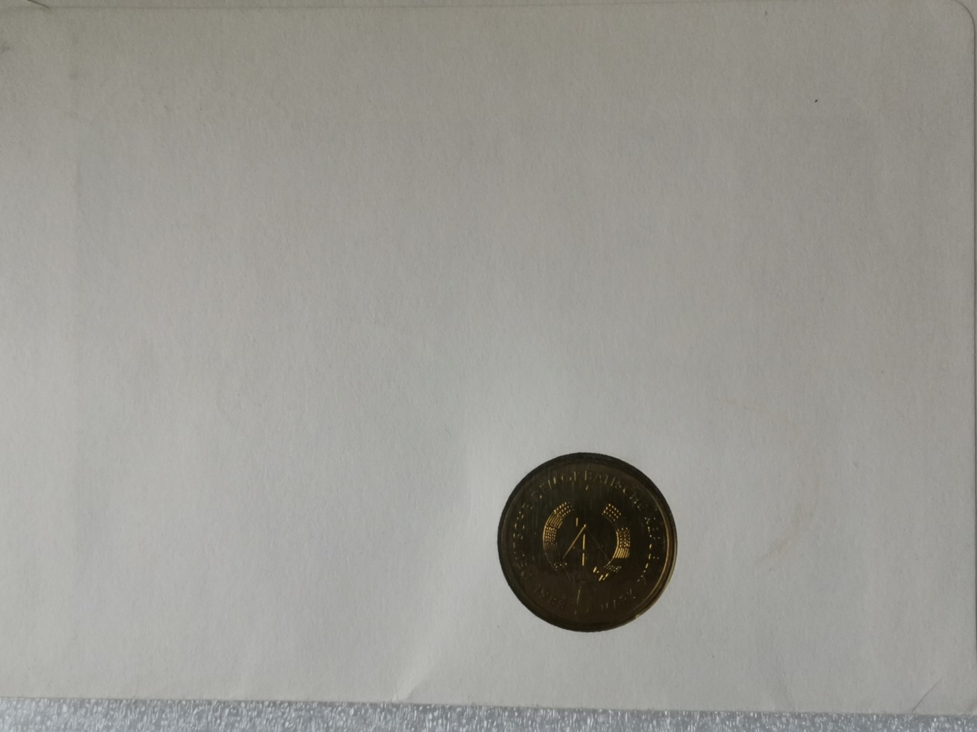 瓶子🏺第113期拍卖会   民主德国东德1988年萨克森5马克纪念币镍币  原封