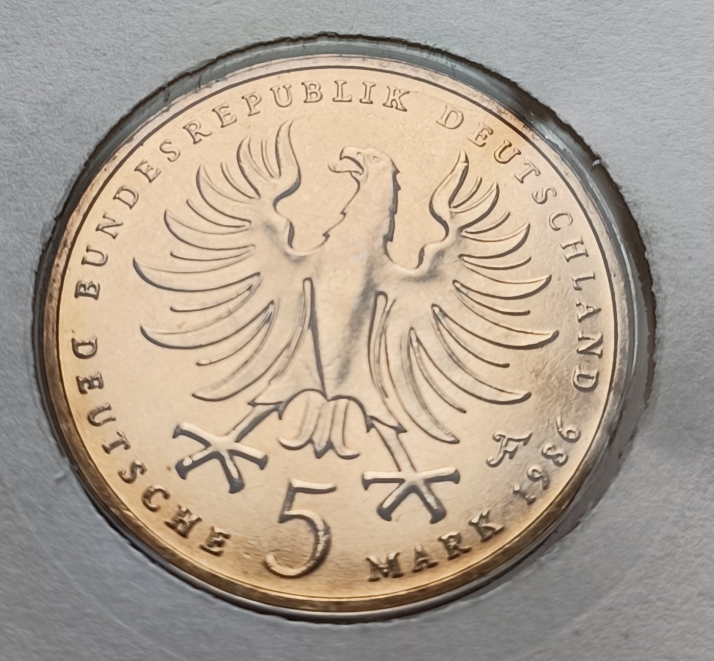 瓶子🏺第113期拍卖会 联邦德国1986年5马克纪念币(普鲁士的腓特列大帝) 原封