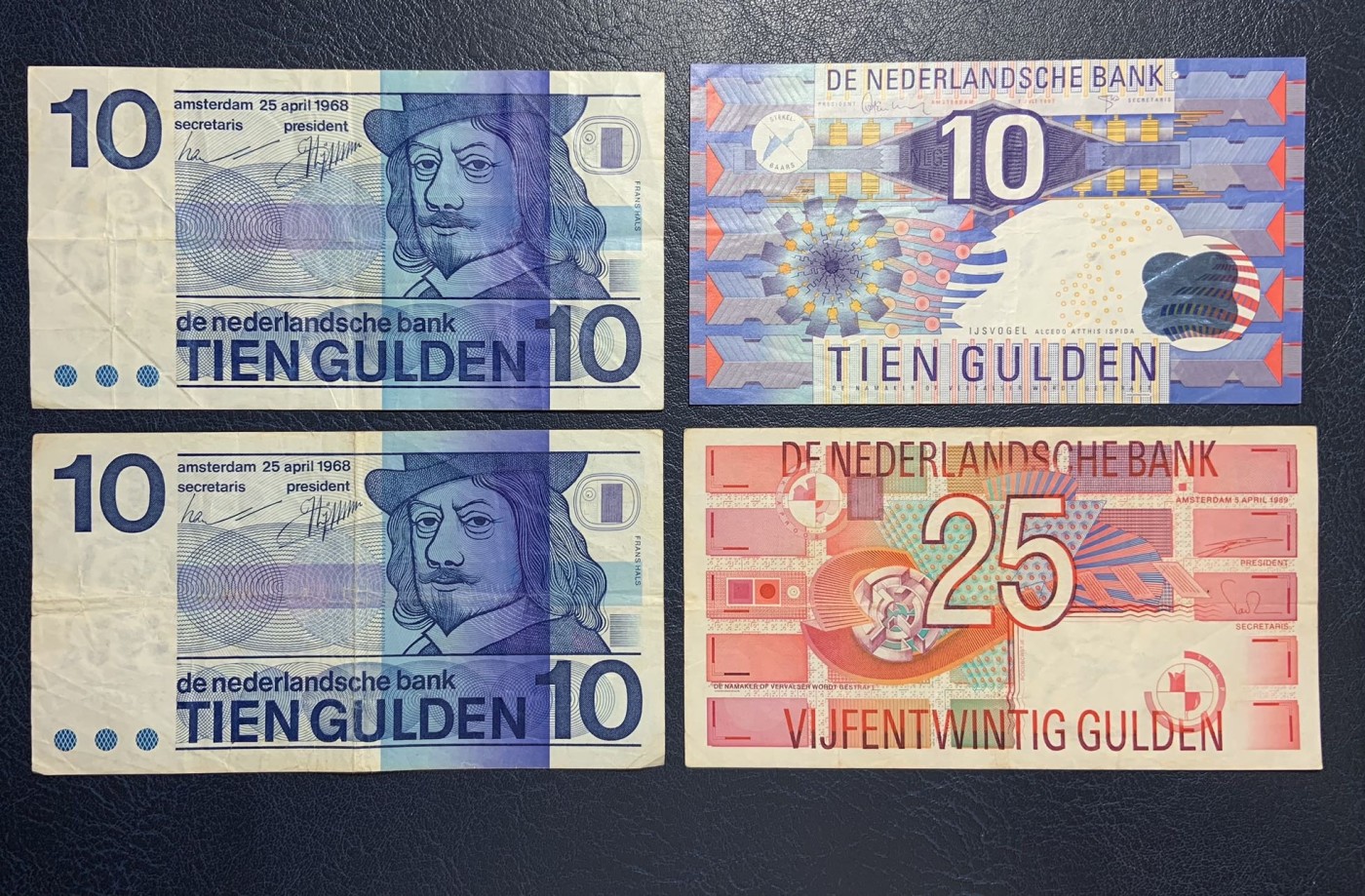 收藏联盟Quantum Auction 第296期拍卖  荷兰1966-1997年5-25盾 非全新 品相如图