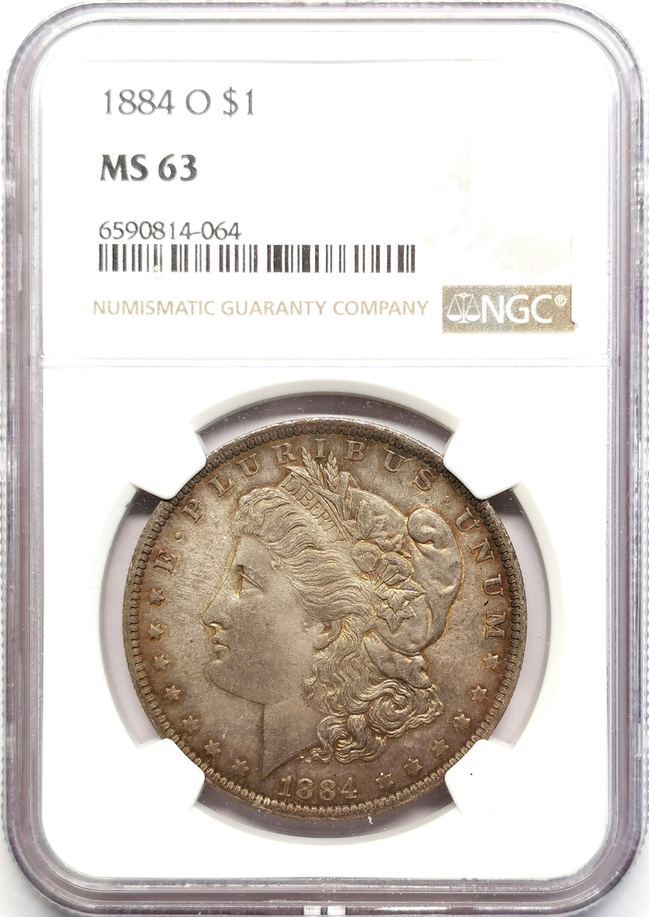 凡希社世界钱币微拍第二百五十期 1884O美国摩根壹元NGC-MS63