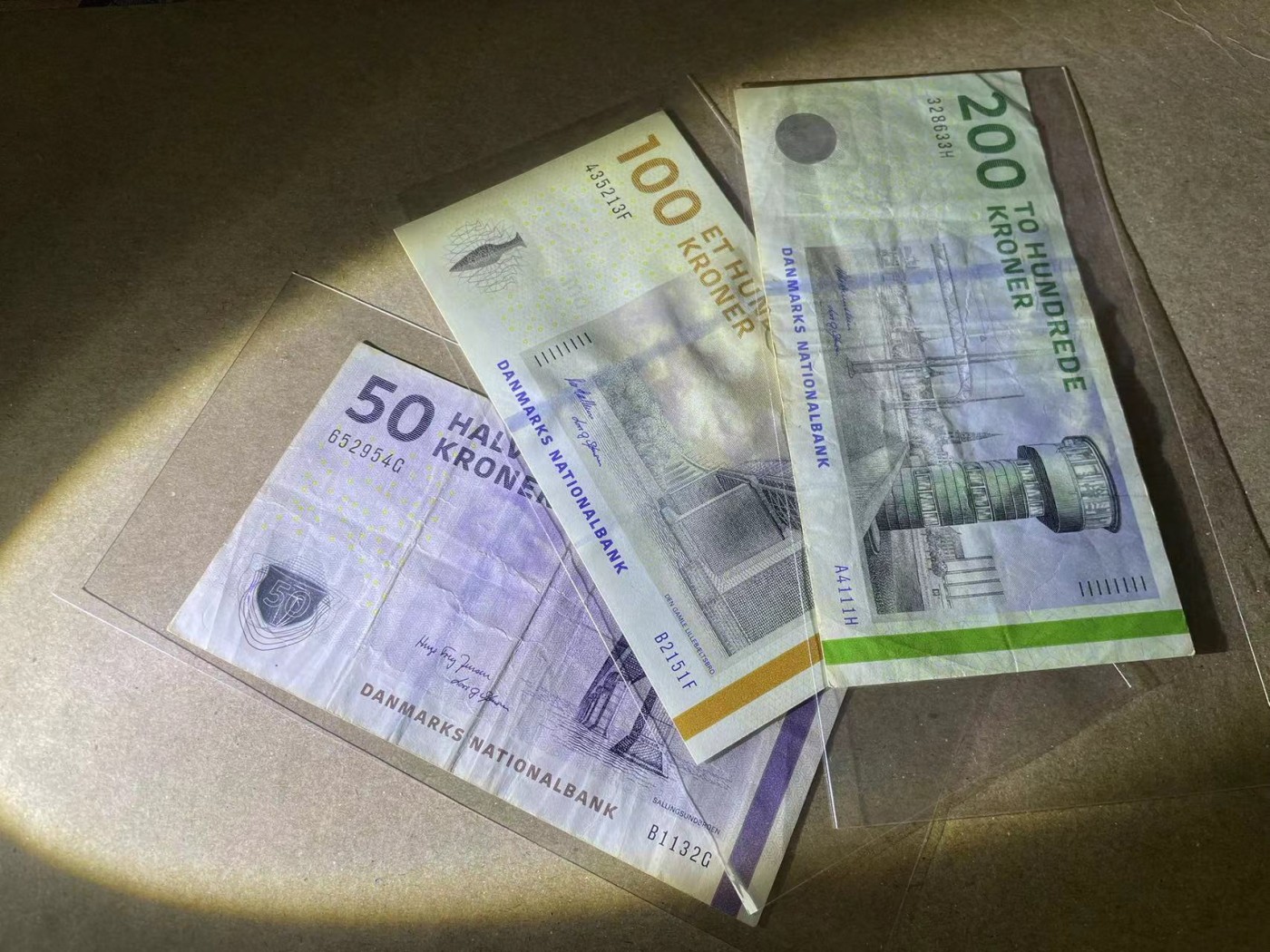 【Blue Auction】✨世界纸币精拍第380期【精】 【一组3张】丹麦 2009年50-100-200克朗 品相如图