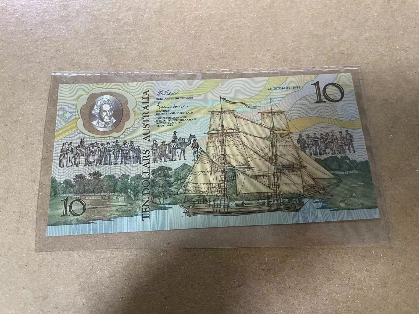 【Blue Auction】✨世界纸币精拍第380期【精】 【一组4张】澳大利亚 AA冠10元 纪念钞 UNC&新西兰、澳大利亚塑料钞一组 品相如图