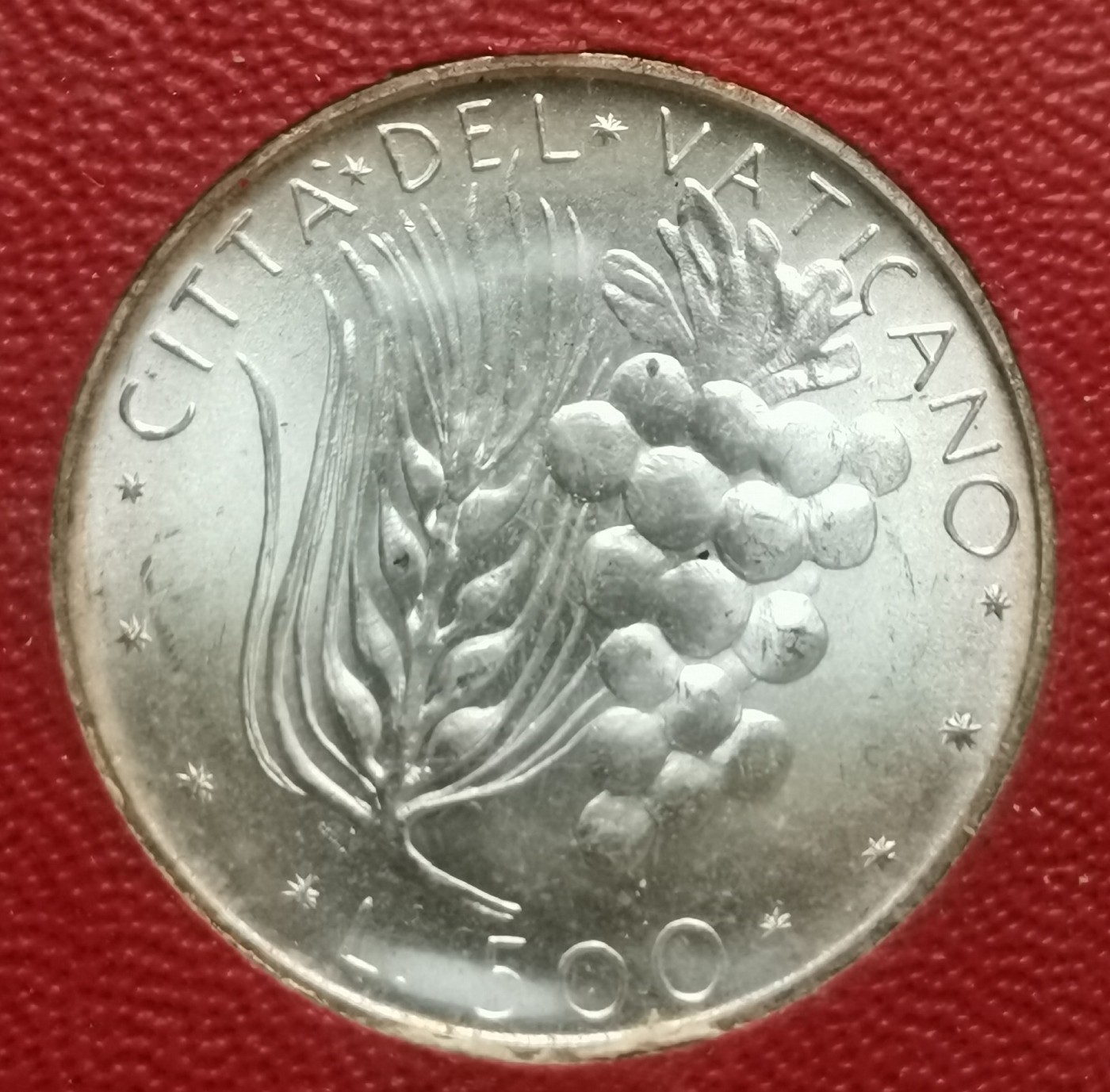 瓶子🏺第113期拍卖会 原封装 梵蒂冈1976年8枚装 含500里拉银币