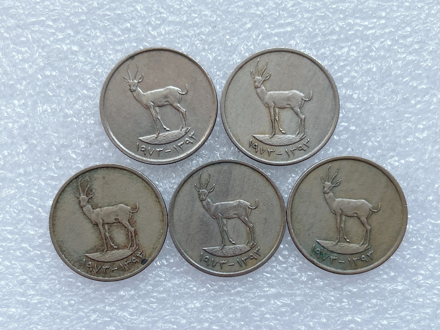 海外回流1元起拍小铺 各国钱币散币场 第1期 阿联酋25费尔