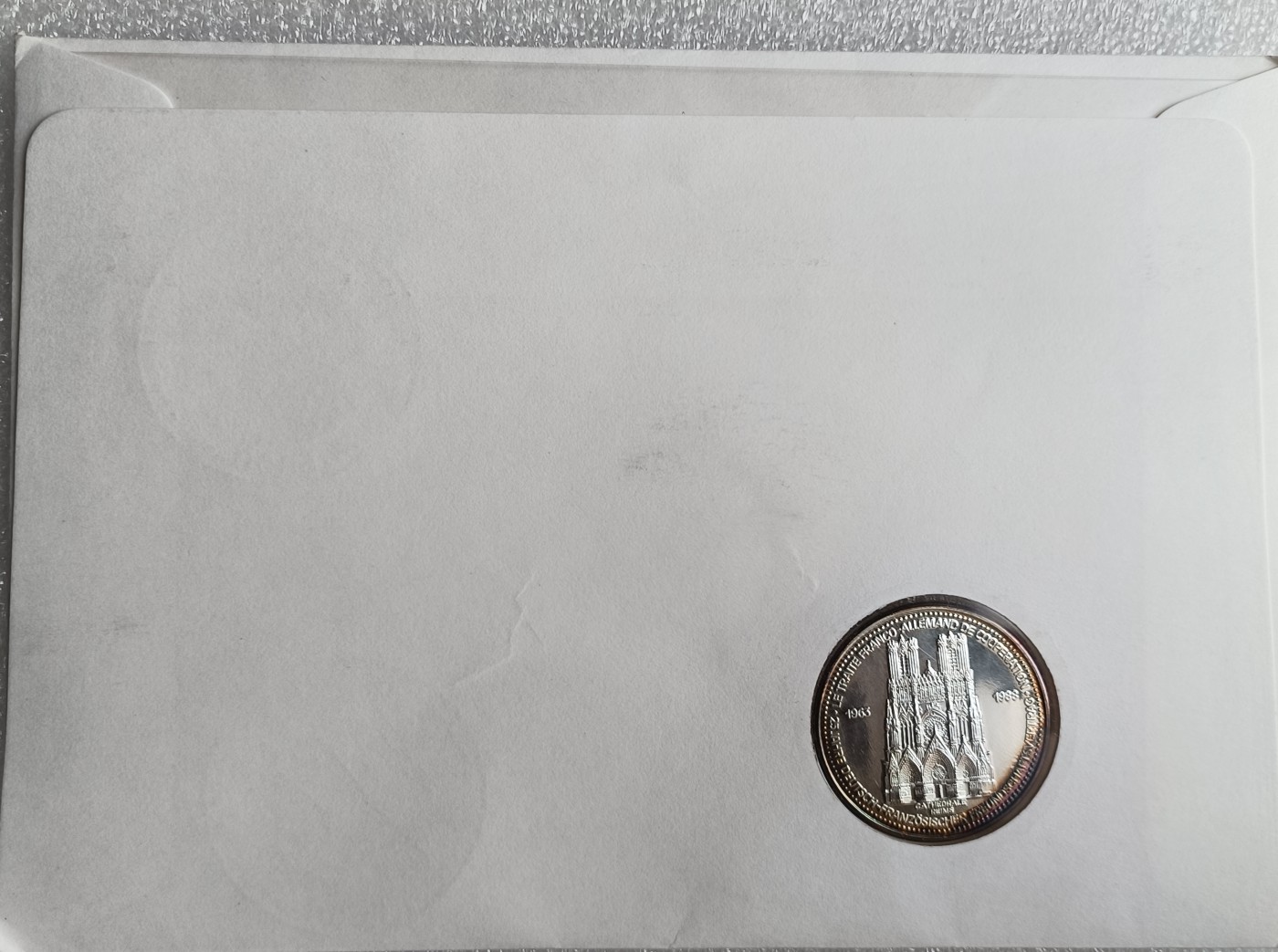 瓶子🏺第113期拍卖会  德法合作25年纪念章  邮封