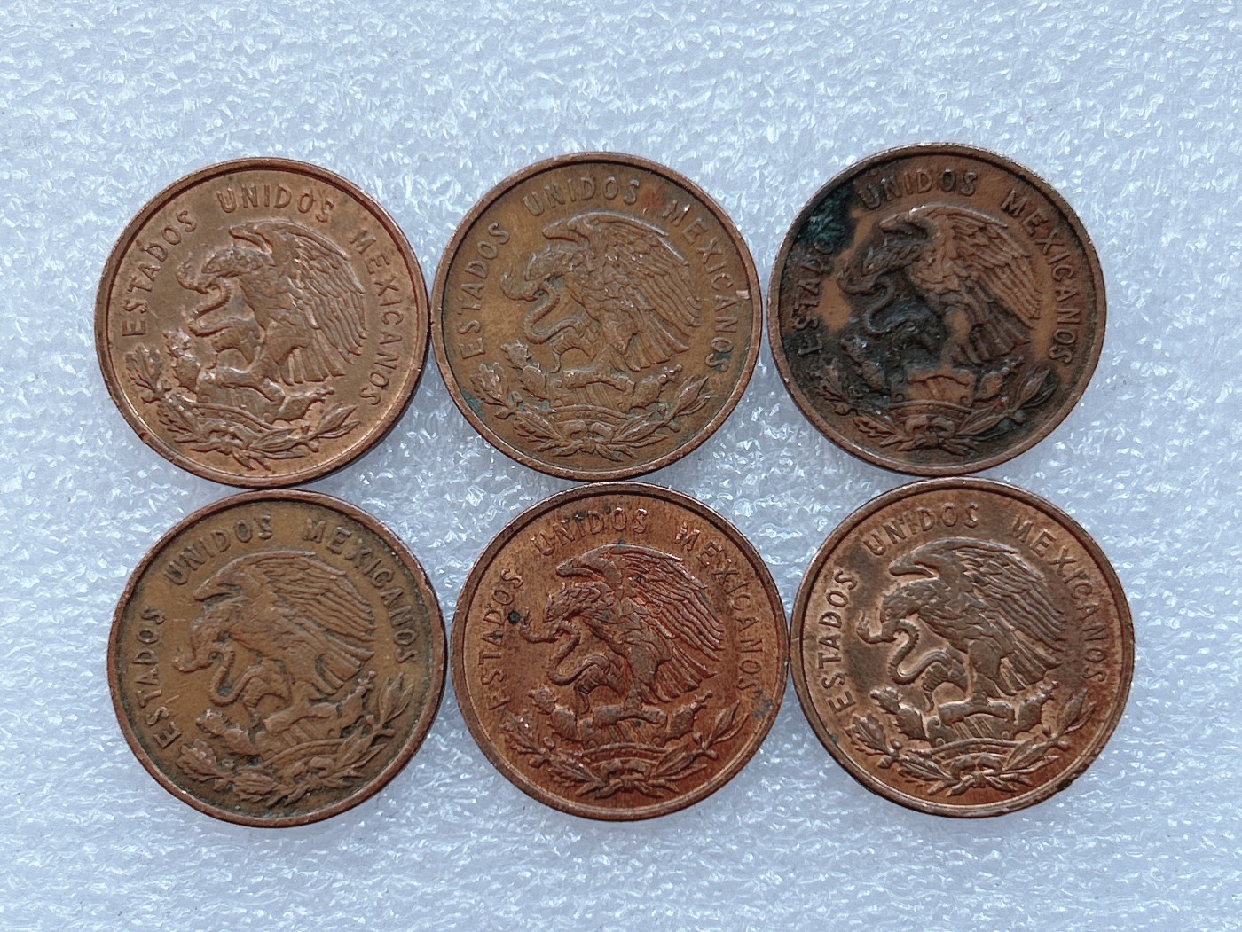 海外回流1元起拍小铺 各国钱币散币场 第1期 墨西哥10分早期铜币