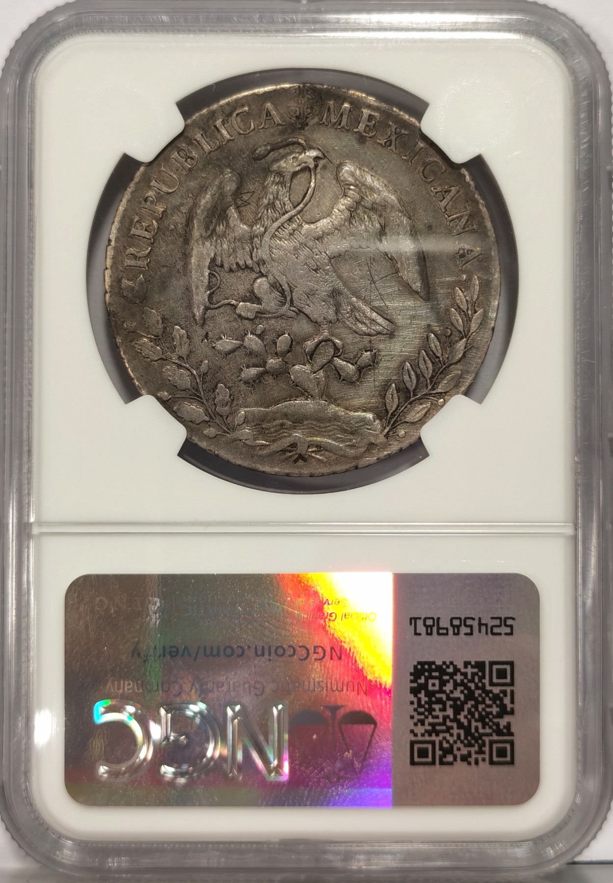 博洋堂世界钱币拍卖第047期（全场包邮） NGC VF 墨西哥1892年GA JS版花边鹰洋