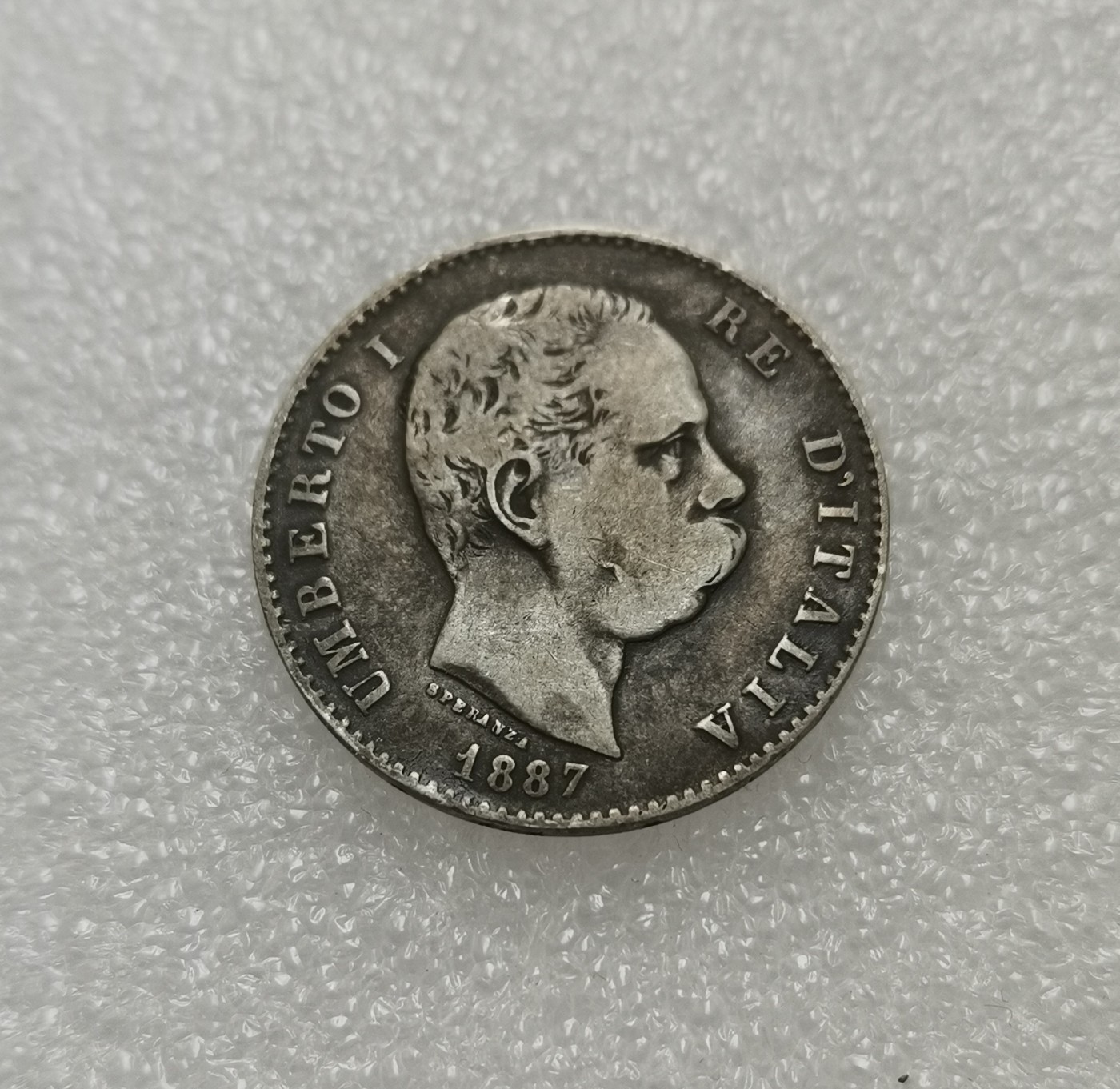 瓶子🏺第113期拍卖会 意大利1887年1里拉银币 5克