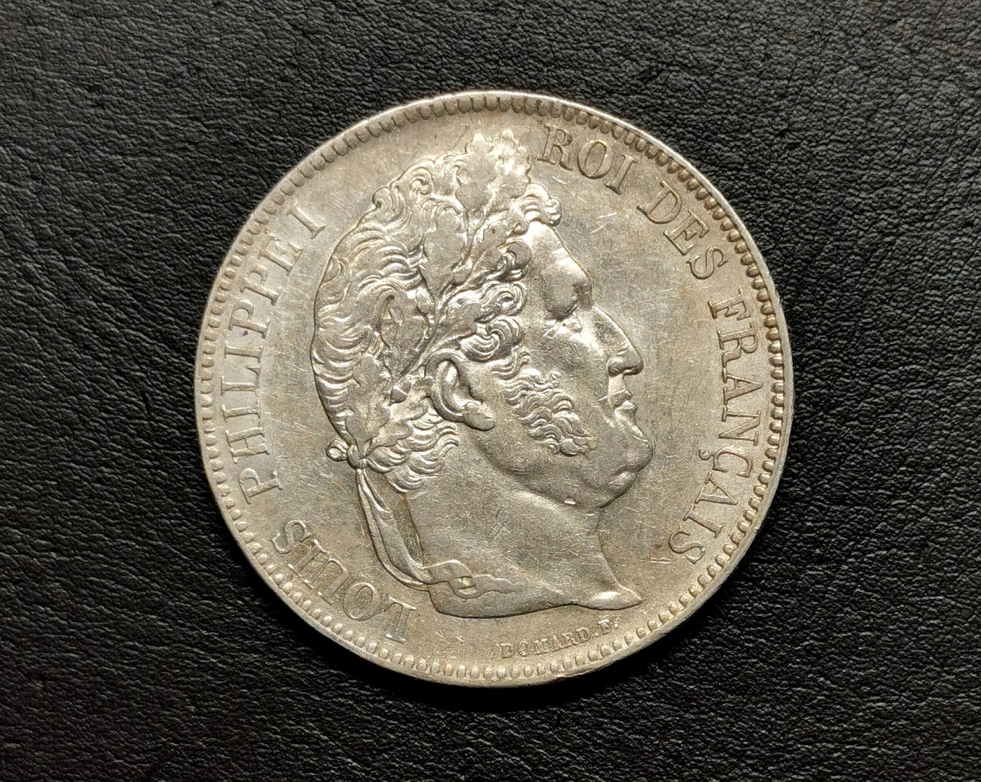 凡希社世界钱币微拍第二百五十期 1841法国5法郎大银XF/AU