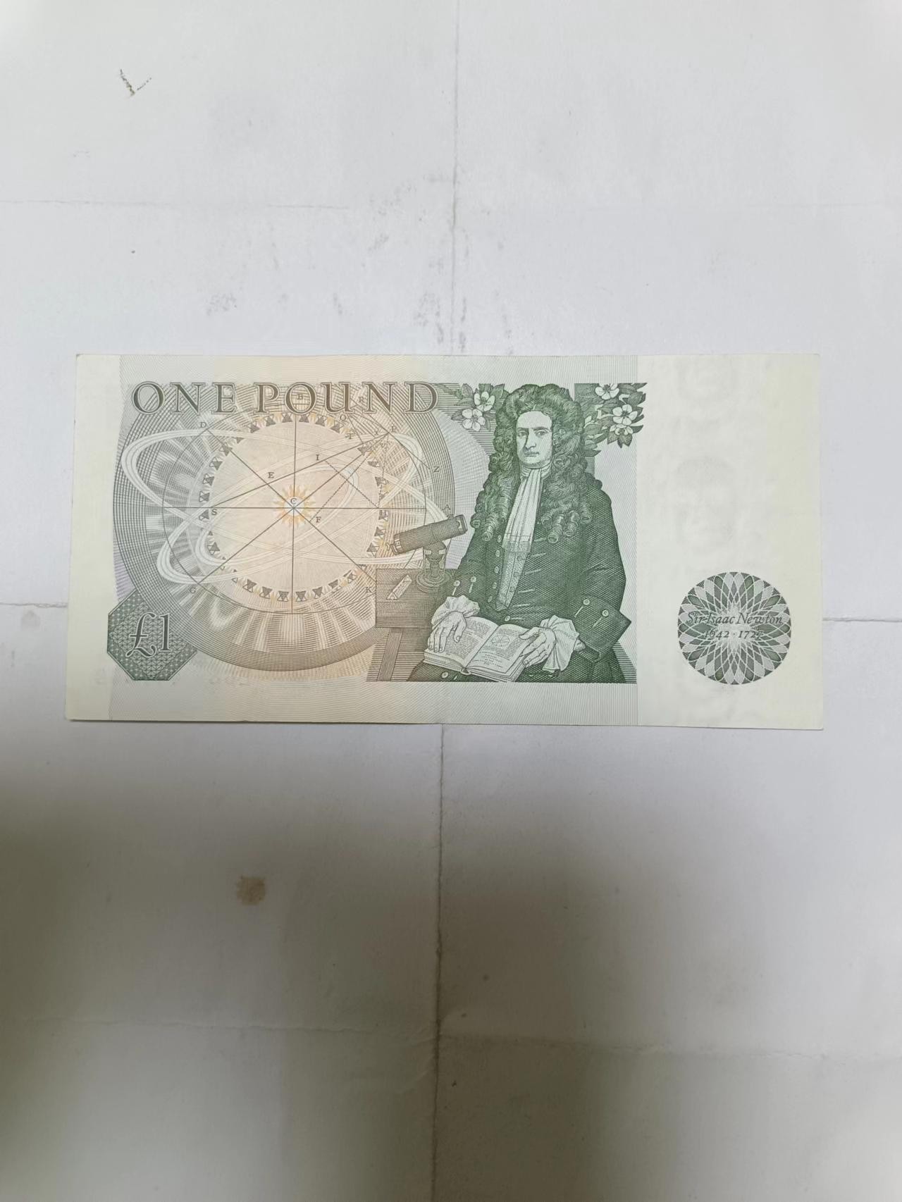 【20231014】非全新纸币第七十七场 英国D序列1镑，好品